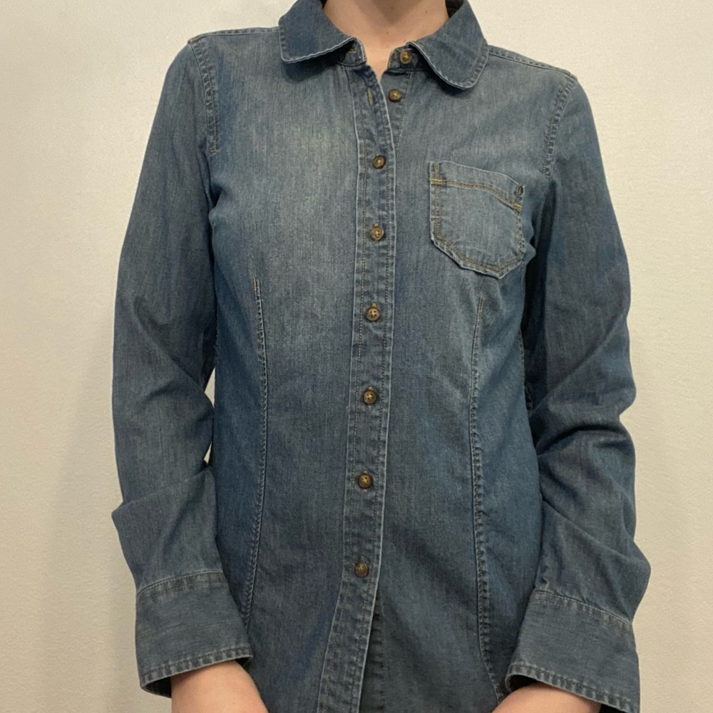 Boden denim button-down